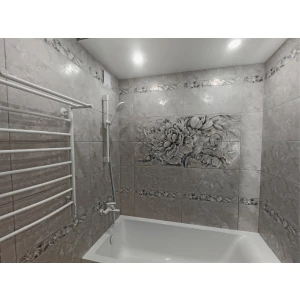 Керамическая плитка Kerlife Delicato Perla 49 матовая серая 63х31,5 см