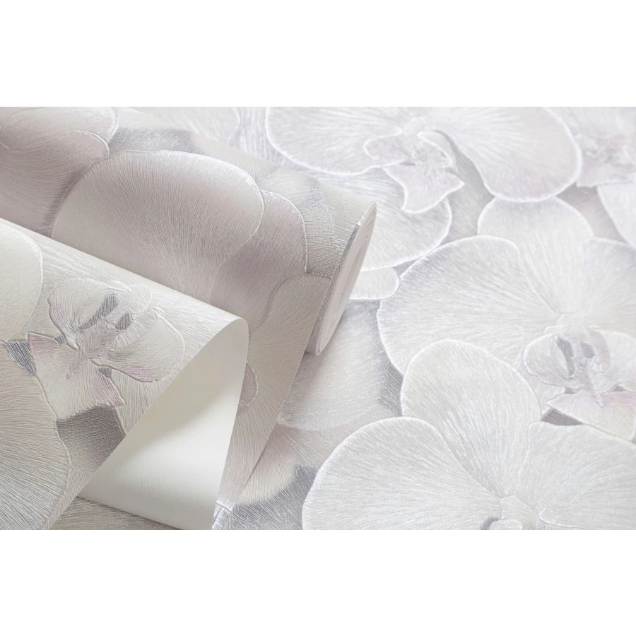 Обои флизелиновые Palitra Home HomeColor Orchid бежевые HC71421-11 1.06х10.05 м
