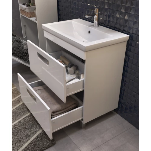 Тумба под раковину Vigo Plaza 600-0-2 белый tn.PLA.FOS.60.2Y