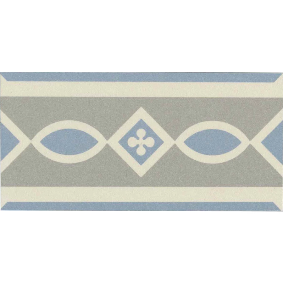 Керамогранит Revoir Paris Бель Истуар Исабелле Лигне / Bel Histoire Isabelle Ligne матовый серый VVS1515_065 15х7,5 см