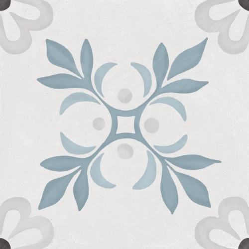 Керамогранит Harmony Peronda Sirocco Blue Garden серо-голубой 0,99 м2 3386032925 22,3х22,3 см