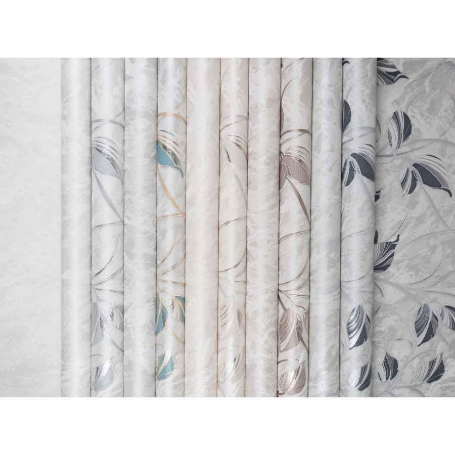 Обои флизелиновые Palitra Home Protect-Fleur HomeColor серые HC31222-41a 1,06х10,05 м