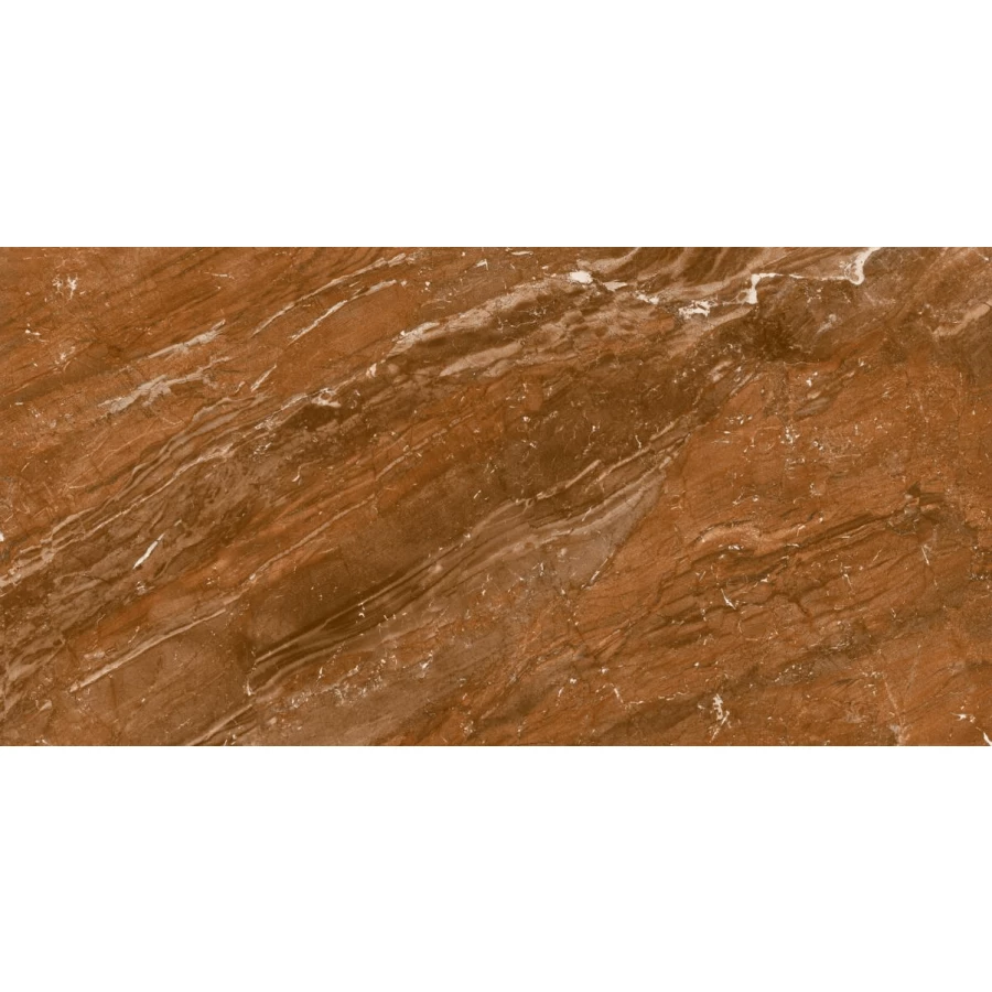 Керамогранит Novin Ceram Optima Dark глянцевый коричневый N8898 T 120х60 см