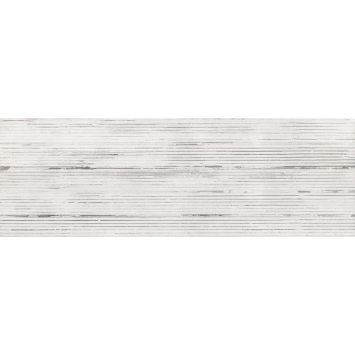 Плитка настенная Eurotile Ceramica Rebellion рельеф полоски светлый 691 RBD1GY 89,5х29,5 см
