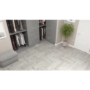 Каменный SPC ламинат Alpine Floor Parquet Light синхронное тиснение Дуб Полис ЕСО 13-21 43 класс 4 мм 1.95 кв.м 60х12.5 см