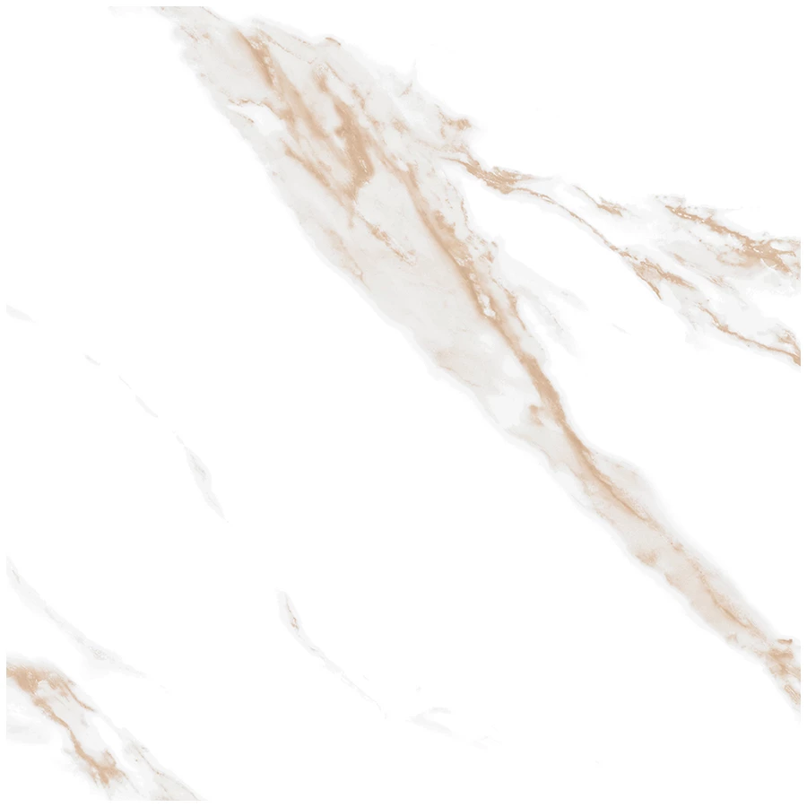 Керамогранит Ceradim Calacatta Sharp Gold белый Полированный 60х60 см