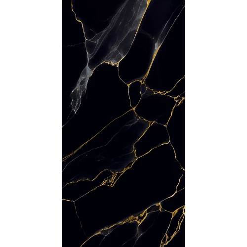 Керамогранит Seratonia Glossy Serato Blac черный 120х60 см