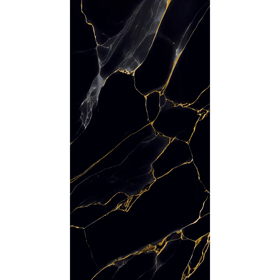 Керамогранит Seratonia Glossy Serato Blac черный 120х60 см