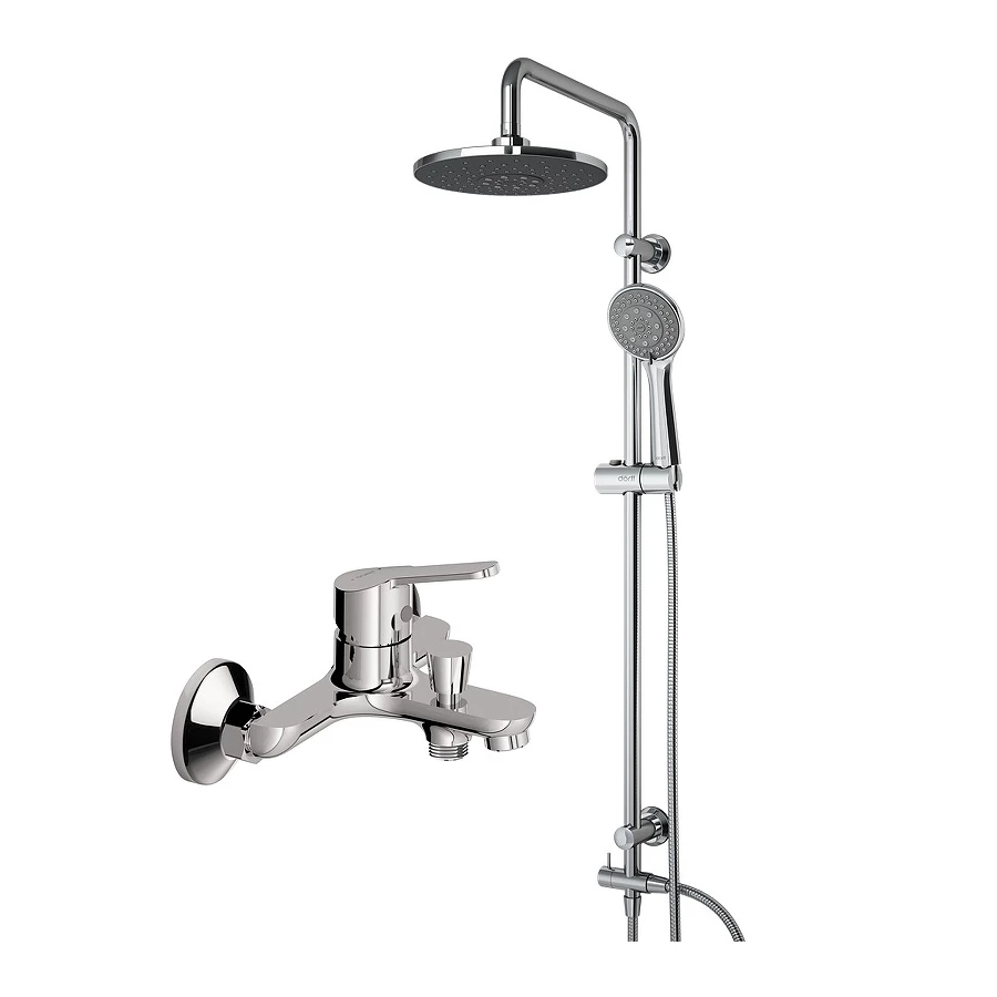 Душевая система с тропическим душем Dorff Norma D0711010