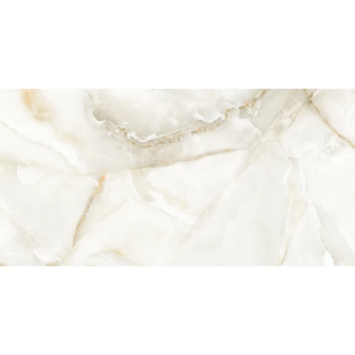 Керамогранит Eurotile Ceramica Onyx Beige Pol глянцевый бежевый 7930138705542 120x60 см