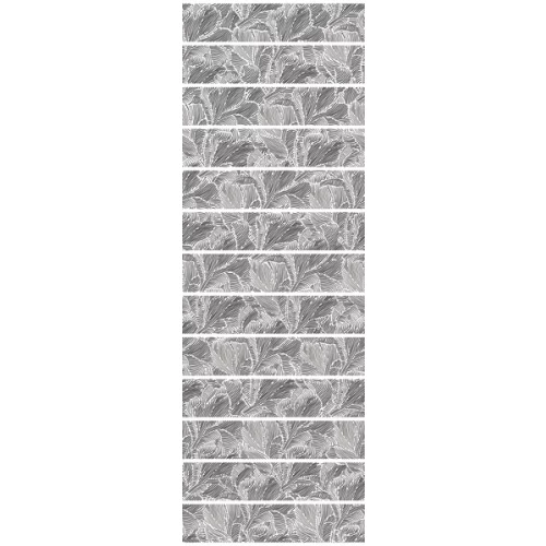 Плитка настенная Kerama Marazzi Премьера Бордюр глянцевый серый A1984/12000 25х5,5 см