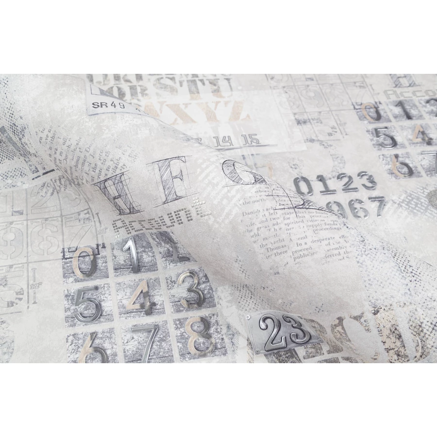 Обои флизелиновые VOG Collection П Аккаунт бежевые VV71920-24 1,06х10,05 м