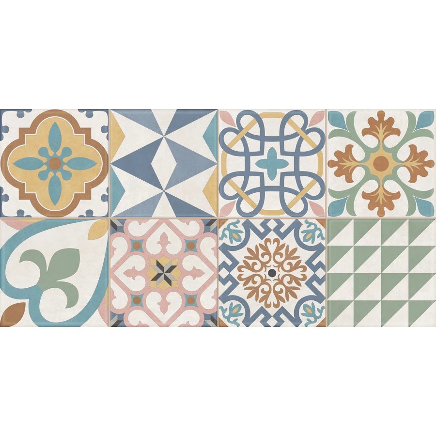 Плитка настенная New Trend Design Art Mix 3 матовая многоцветная WT36DST16 60х30 см