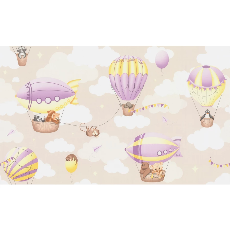 Обои флизелиновые Palitra Home Zoo Child HomeColor бежевые HC72270-12 1,06х10,05 м