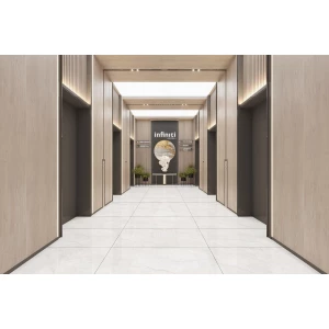 Керамогранит Ocean Ceramic India India 60Х120 Infinity Venetian Blanco глянцевый серый OC0000215 120х60 см