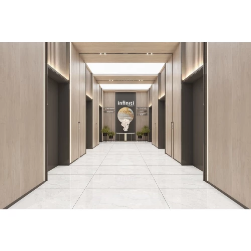 Керамогранит Ocean Ceramic India India 60Х120 Infinity Venetian Blanco глянцевый серый OC0000215 120х60 см