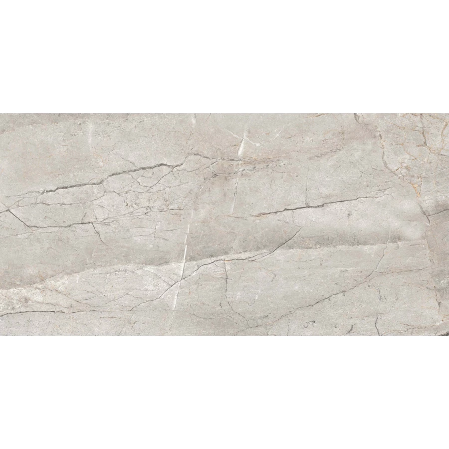 Керамогранит Realistik Craft Afyon Gloss глянцевый серо-коричневый 120х60 см