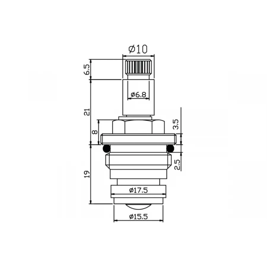 Кран-букса Olive`s резиновая OL MG24R20