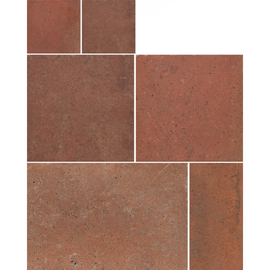 Керамогранит CIR Italica Terra Bruciata Modulare 39 матовый коричневый 1086527 60,8х40 см