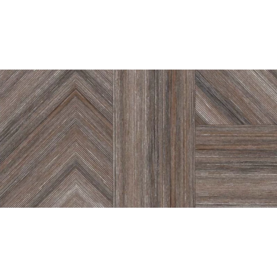 Керамогранит ITC Forked Wood матовый коричневый 120х60 см