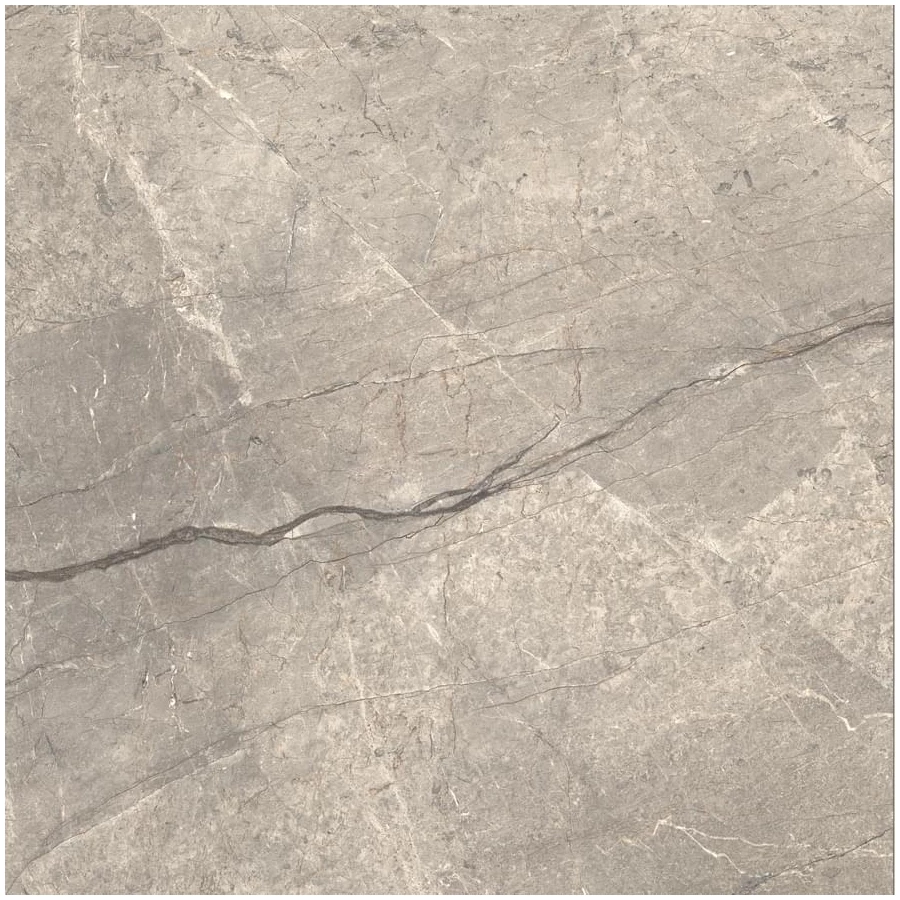 Керамогранит Caesar Anima Futura Amazing Silver Liscio Matt матовый серый AIAH 120х120 см