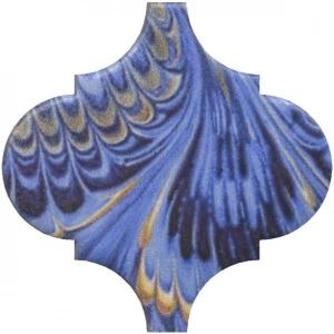 Плитка настенная Kerama Marazzi Арабески Венеция Декор матовый синий VT\A624\65000 6,5x6,5 см