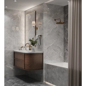 Керамогранит Arcadia Ceramica Baikal Bianco Full Polished светло-серый FP1022-A 120х60 см