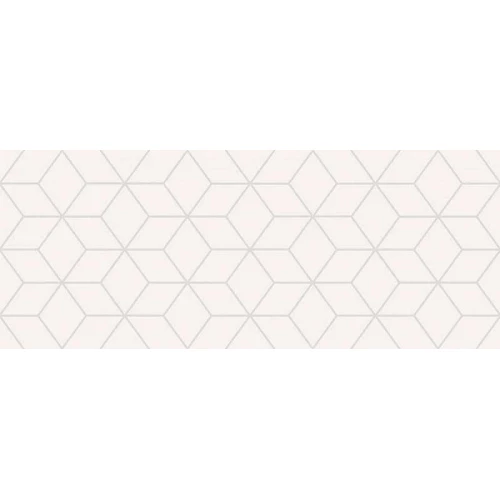 Плитка настенная Azori Colormix Ornament матовая белая 00-00108716 50,5х20,1 см