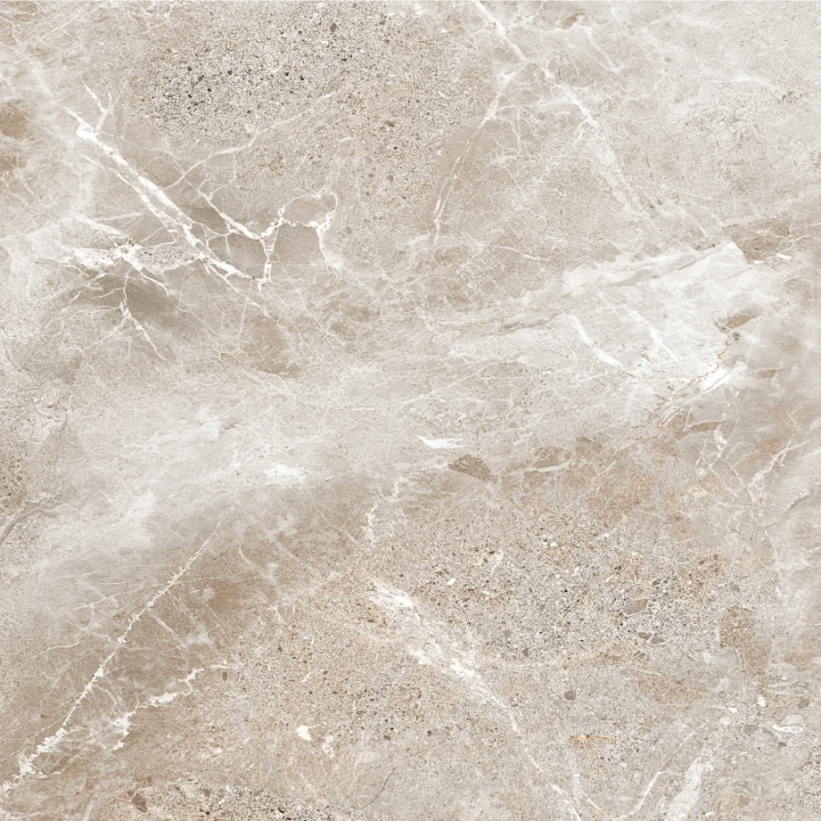 Керамогранит Eurotile Ceramica Marmori Beige Pol глянцевый коричневый 7930138705429 60x60 см