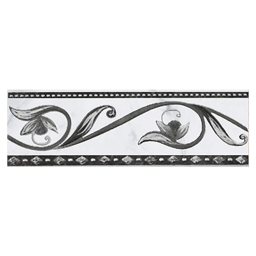 Бордюр Ceramica Classic Argos nero 8х25