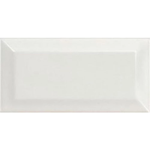 Плитка керамическая Equipe Метро Whите / Metro White глянцевая белая 12738 15х7,5 см