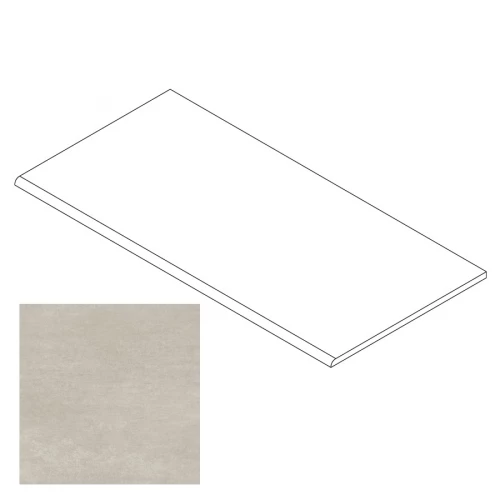 Ступень Gresse Sigiriya с завальцовкой лофт бежевый GRS09-29 60х29,5 см