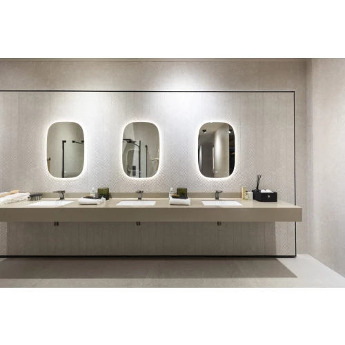 Плитка настенная Porcelanosa Сорал Сализа Спига / Coral Caliza Spiga матовая бежевая 100330304 120х45 см