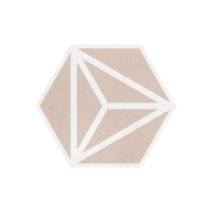 Керамогранит Harmony Peronda Varadero Rose розовый 3322731048 22,8х19,8 см