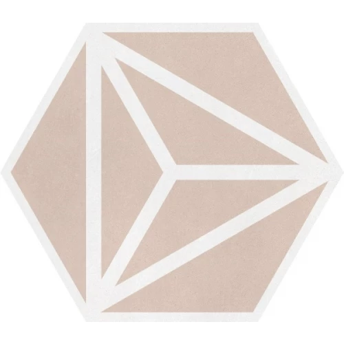 Керамогранит Harmony Peronda Varadero Rose розовый 3322731048 22,8х19,8 см