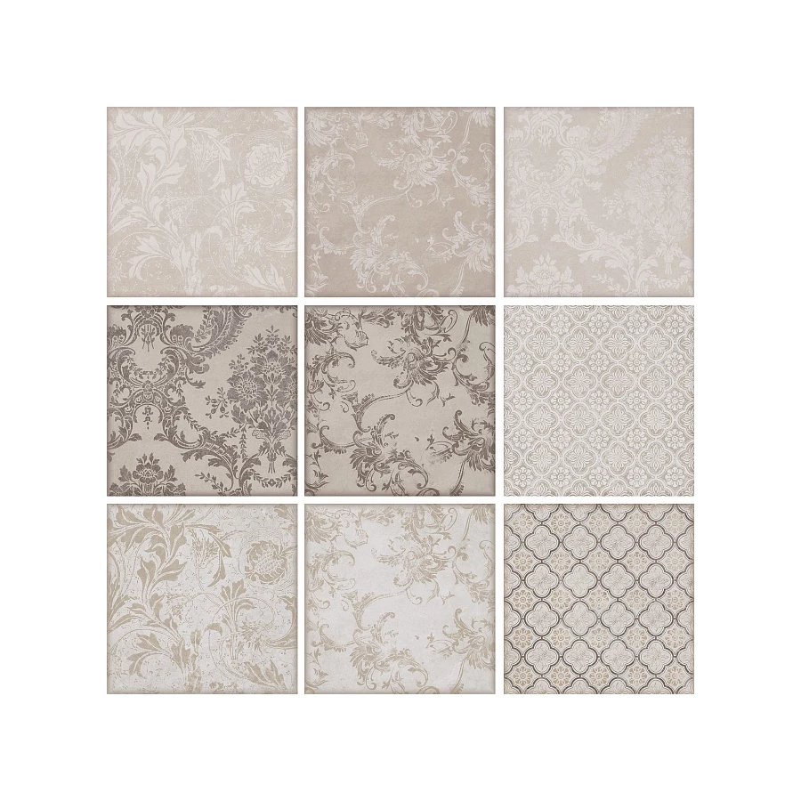 Плитка настенная Kerama Marazzi Марчиана микс бежевый 5267 20х20 см