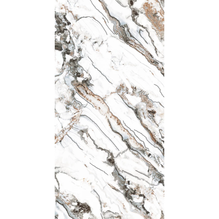 Керамогранит Casati Ceramica Carving Polished Gold GS Algeria Multy Golden Carving многоцветный 120х60 см