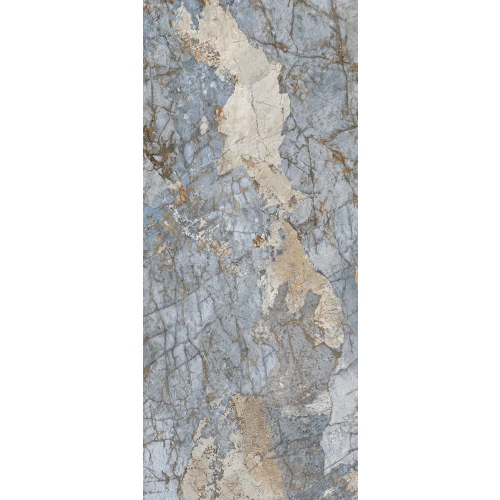 Керамогранит AVA Ceramica Gemstone Ocean Lap Ret полуглянцевый голубой 179161 280х120 см