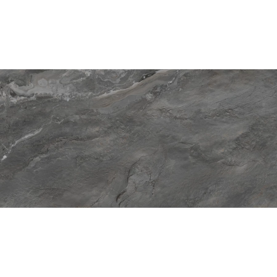 Керамогранит LCM Argenta Graphite матовый карвинг черный 60120RGE25M 120х60 см