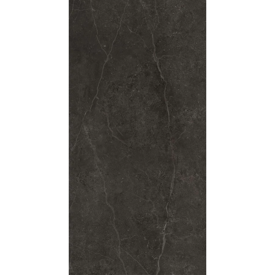 Керамогранит Global Tile Ideal полуглянцевый черный GT1206020505LGR 120х60 см