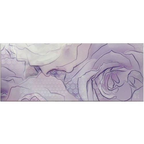 Плитка настенная Unicer Reality Decor Reality Lila Декор глянцевый фиолетовый 58х23,5 см