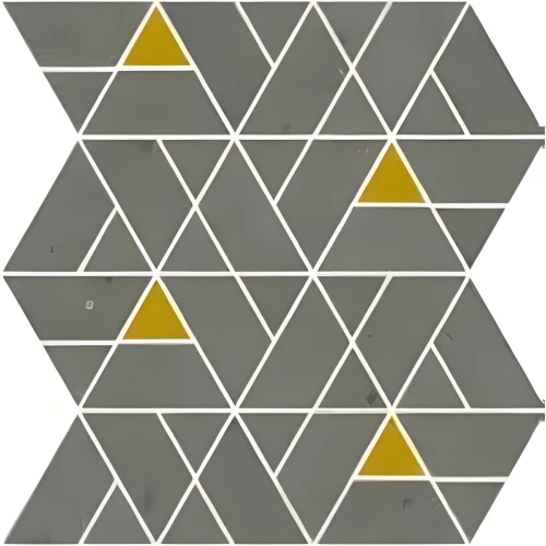 Керамогранит Italon Авангард Мозаика Блэк / Avantgarde Mosaico Black матовый золотистый 620110000242 30,9х30,7 см