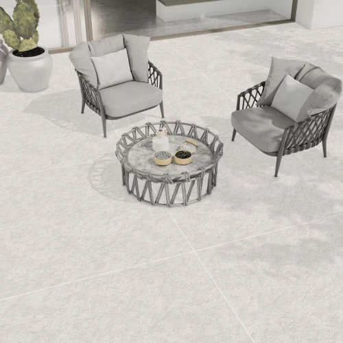 Керамогранит Neodom Stone Basalt Stone White Matt Str матовый белый N40043 120х120 см