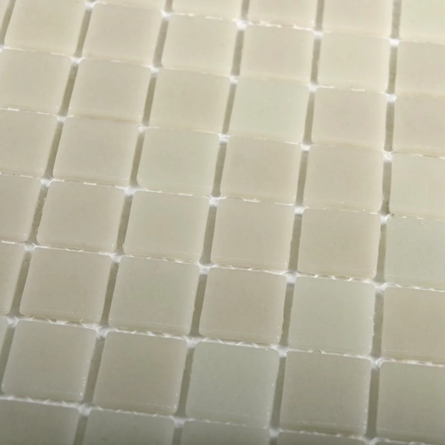 Мозаика Bonaparte Стеклянная мозаика Atlantis Bianco 24х24 глянцевая белая 31,5х31,5 см