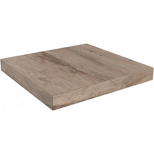 Ступень угловая клееная правая из керамогранита Kerama Marazzi Про Вуд матовая темно-бежевая DL501520R/GCD 33x33 см