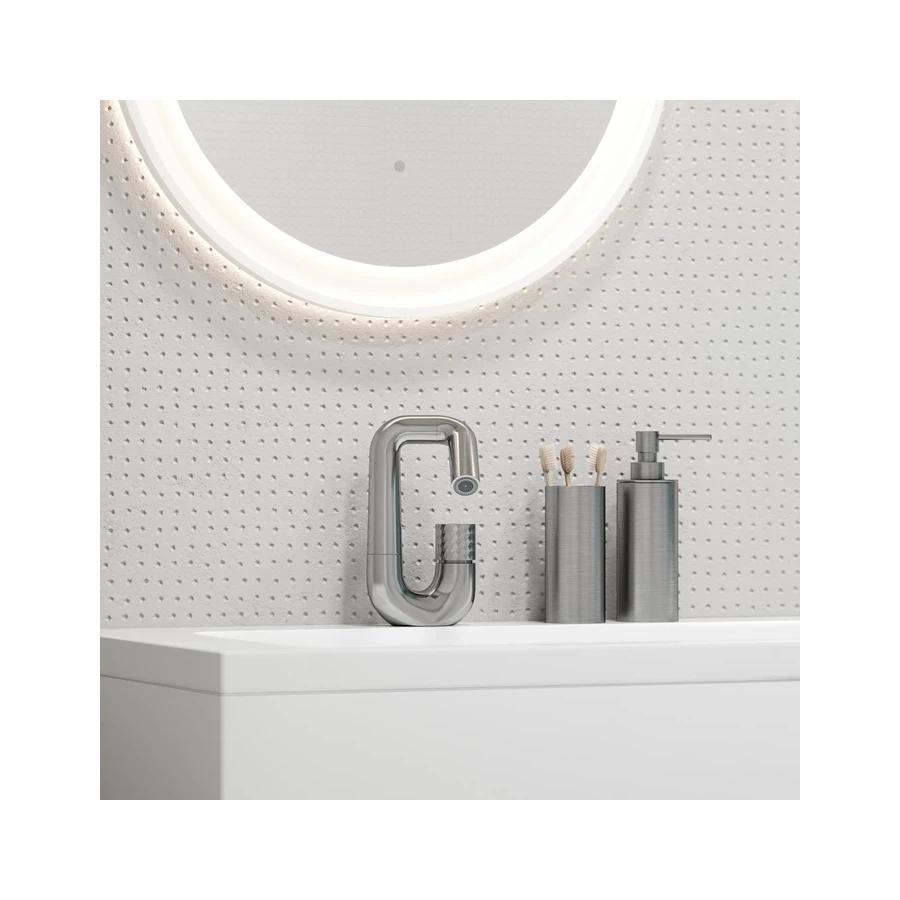 Смеситель для умывальника Iddis Twist с управлением Push Control TWISBBTi01