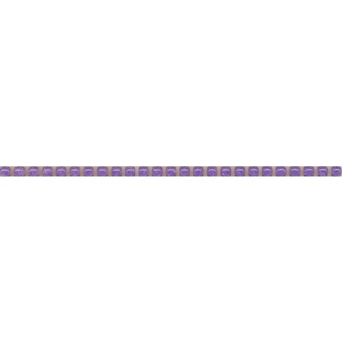 Бордюр Kerama Marazzi Бордюры "Карандаш" Карандаш Бисер фиолетовый POD013 20х0,6 см