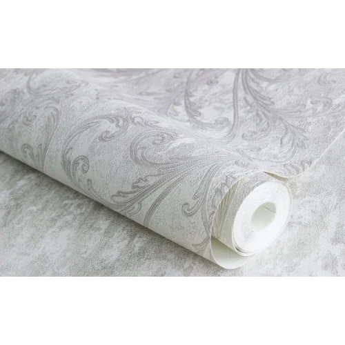 Обои флизелиновые Аспект Deluxe Франсуа серые 70458-41 1,06х10,05 м