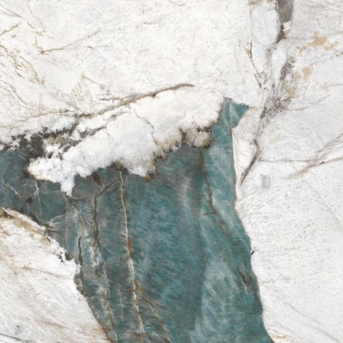 Керамогранит Fanal Botanic SShine Rect глянцевый бирюзовый 90BO01 90x90 см