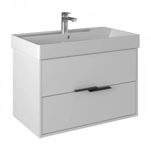 Тумба консольная Briz Сохо глянцевая белая 80 см